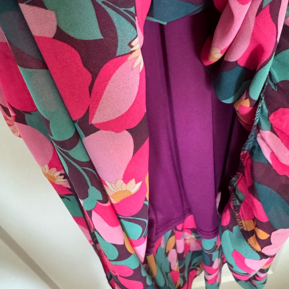 NWT! Floral Maxi Colorful Dress - Picture 5 of 6